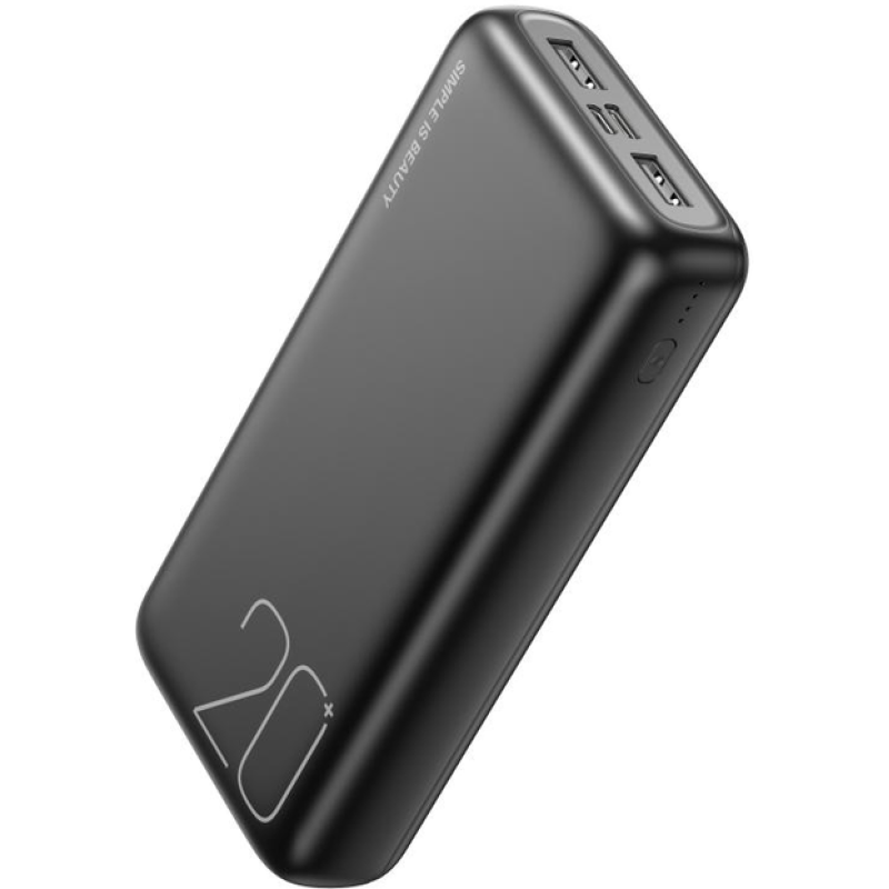 Зарядний Power Bank XO-PR183 / Швидка зарядка / 20000 mAh / Чорний