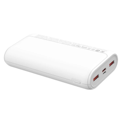 Зарядний Power Bank XO-PR127 / Швидка зарядка PD20W / 20000 mAh / Білий