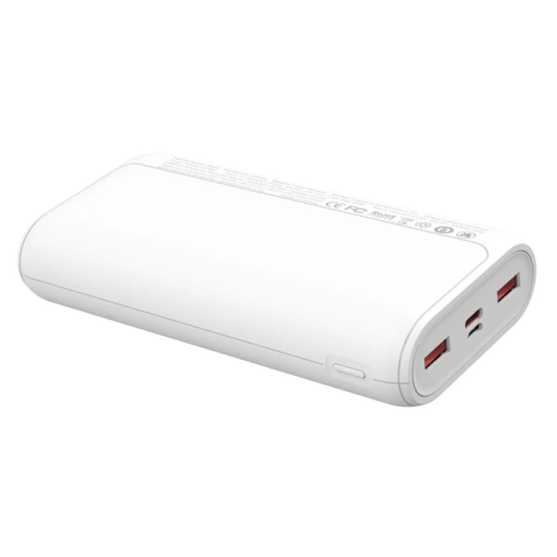Зарядный Power Bank XO-PR127 / Быстрая зарядка PD20W / 20000 mAh / Белый