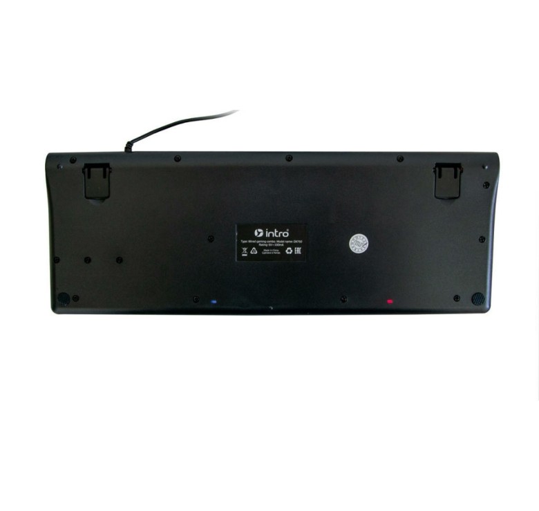 Клавиатура USB с подсветкой RGB \ Keyboard intro DX750 \ Черная