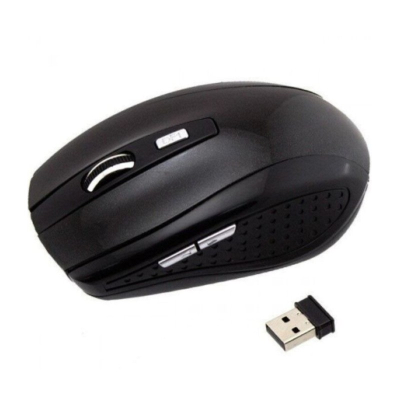 Бездротова мишка Wireless Mouse G-109 / Комп'ютерна ведмедик бездротовий 2.4GHz / Чорна