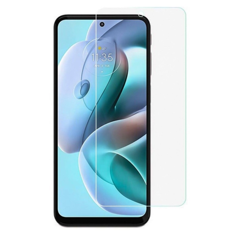 Захисне скло на смартфон Motorola Moto G54 з отвором для камери \ Прозоре