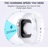 Беспроводная зарядка Type-c для часов Apple Watch Series 10\9\8\7\6\Ultra 2\5\4\ Белая
