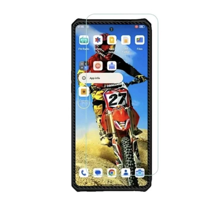 Захисне скло на смартфон IIIF150 Raptor 5G (Вигляд 2) / Прозоре