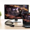 Переходник HDMI – VGA для передачи видео и аудио сигнала / Черный