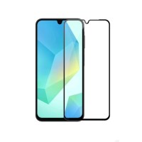 Закаленное защитное стекло Samsung Galaxy A16 / Черная рамка