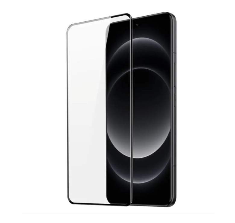 Защитное стекло на смартфон Xiaomi 14 Ultra / Черная рамка