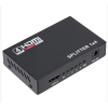 HDMI розгалужувач на 4 порти HDMI SPLITTER 1 in 4 / Чорний