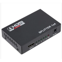HDMI розгалужувач на 4 порти HDMI SPLITTER 1 in 4 / Чорний