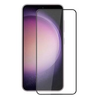 Загартоване захисне скло на смартфон Samsung Galaxy A36 / Чорна рамка