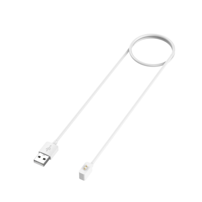Магнитный USB кабель для зарядки фитнес браслета Xiaomi Mi Band 10 \ 60см.\ Белый