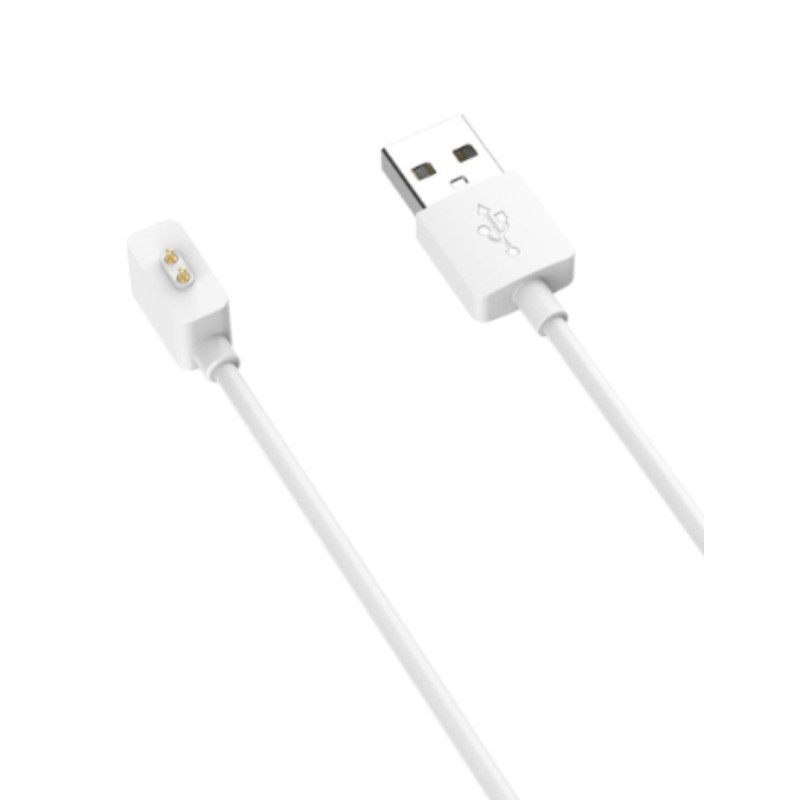 Магнитный USB кабель для зарядки фитнес браслета Xiaomi Mi Band 10 \ 60см.\ Белый