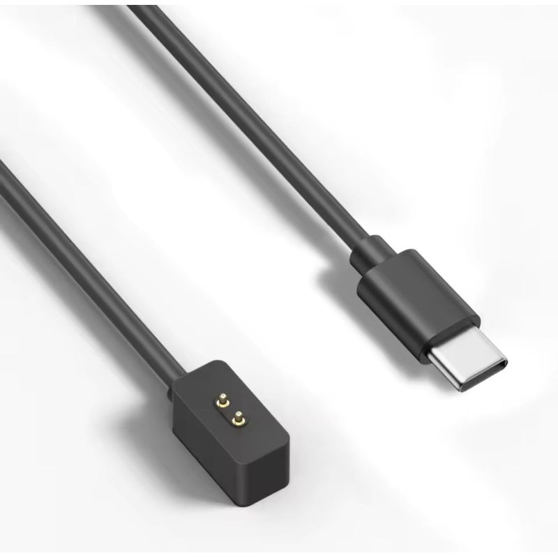 Магнитный Type-c кабель для зарядки фитнес браслета Xiaomi Mi Band 10 / 60 см. / Черный