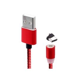 Магнитный кабель X-Cable Type-c Круглый \ Красный