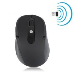 Беспроводная мышка Wireless Mouse G-108 / Компьютерная мышка беспроводная 2.4GHz / Черный- Темно Серый