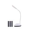 Настольная светодиодная Led лампа X-7188 / На батарейках ААА / Белый