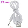 Зарядный кабель USB для вибро массажеров 2,5 мм (21 мм) / Белый