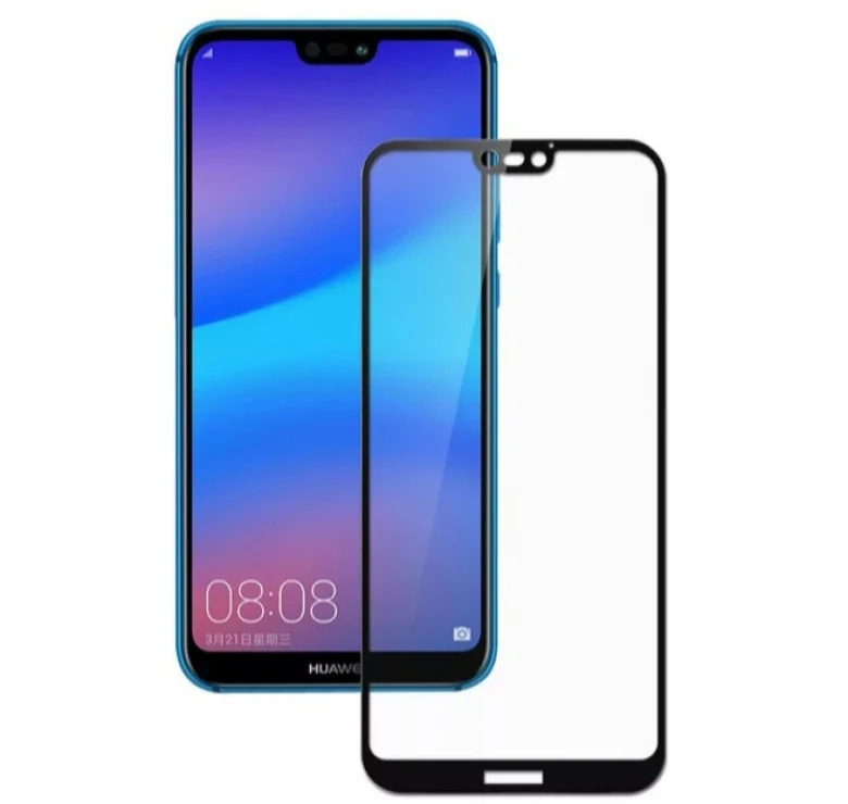 Загартоване захисне скло на Huawei P20 Lite Чорне