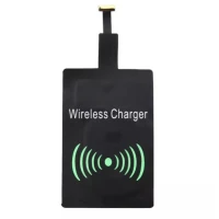 Универсальный ресивер (приемник) для беспроводной зарядки Micro USB (тип B) Черный
