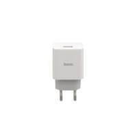 Оригінальний зарядний USB блок живлення Hoco C81A  5V 2.1 А Білий