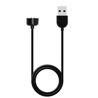 Магнитный USB кабель на фитнес-браслет Xiaomi Mi Band 7 50 см. Черный