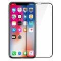Загартоване захисне скло на Iphone XS Max / Повне покриття / Чорна рамка