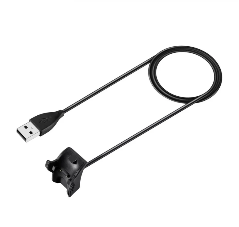Зарядный кабель USB для браслета Honor Band 3 / Honor Band 4 / Honor Band 5 / 100 см. Черный
