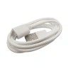 Зарядный магнитный USB кабель для массажеров и других портативных устройств / 80 см. – 7 мм. / Белый