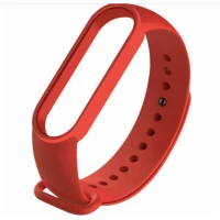 Ремінець на розумний браслет Xiaomi Mi Band 5/6 / Червоний