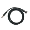 Магнитный кабель USLION 2 в 1/ (Быстрая зарядка) Lightning (Iphone)/ 540 градусов / Круглый / 100 см. / Черный