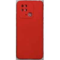 Чехол Fashion Silicone case (матовый) для Xiaomi Redmi 10С /  Красный
