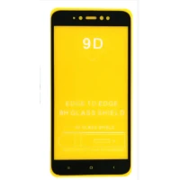 Загартоване захисне скло на Xiaomi Redmi Note 5A Чорне Повне покриття