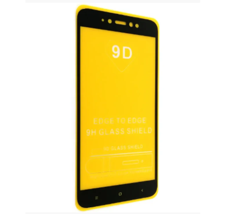 Загартоване захисне скло на Xiaomi Redmi Note 5A Чорне Повне покриття