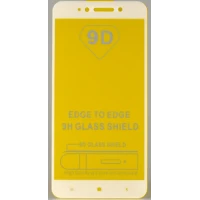 Загартоване захисне скло на Xiaomi Redmi Note 5A Біле / Повне покриття