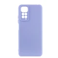 Чохол Fashion Silicone case (матовий) для Xiaomi Redmi 11S / Бузковий