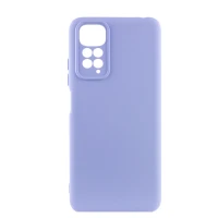 Чохол Fashion Silicone case (матовий) для Xiaomi Redmi 11S / Бузковий