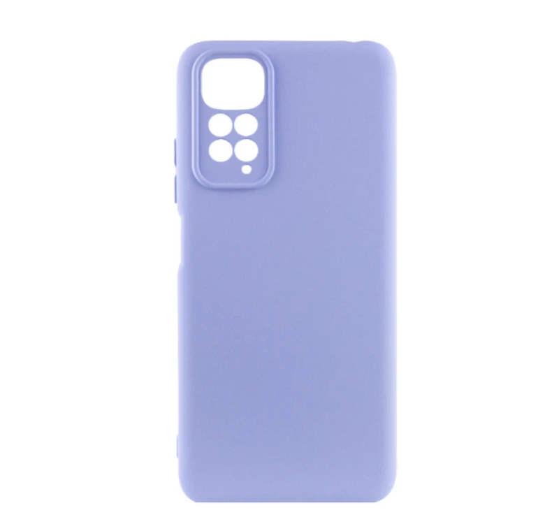 Чохол Fashion Silicone case (матовий) для Xiaomi Redmi 11S / Бузковий