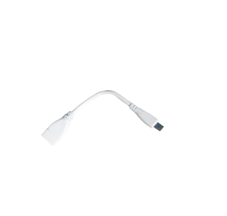 Кабель OTG MicroUSB - USB 2.0 Белый