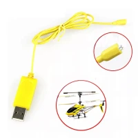 Зарядный USB кабель для вертолета Syma S105 S107 Желтый