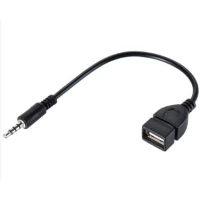 Перехідник у машину AUX USB / Чорний