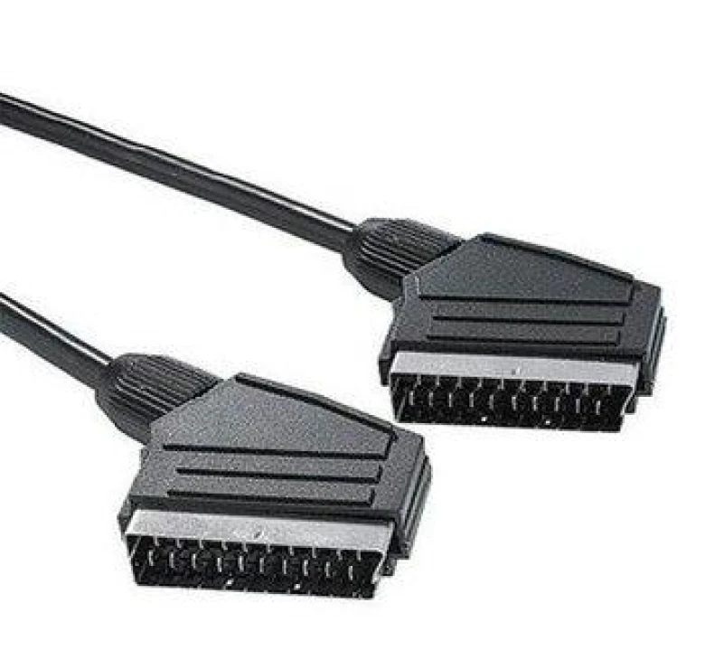 Кабель Scart / Кабель Скарт 1.2 метра / Черный