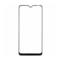 Закаленное защитное стекло на Oppo A12s / Черная рамка