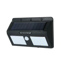 Уличный светильник на солнечной батарее Solar 1626A + 40 диодов \ (7178) \ Черный